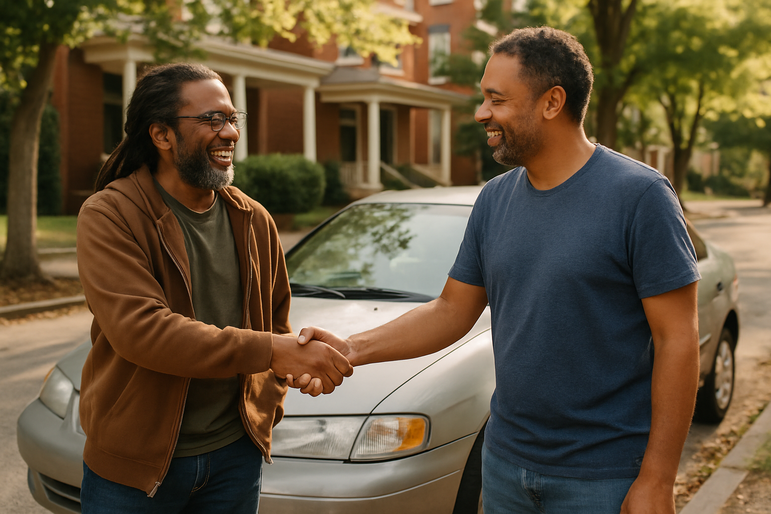 Vehicle donation moment in Richmond